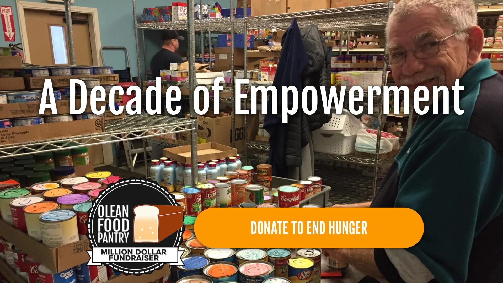 Olean Food Pantry million dollar fundraising campaign